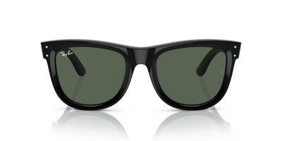 Солнцезащитные очки Ray-Ban Wayfarer Reverse RBR0502S 6677VR Черные Темно-зеленые 50 Екартман