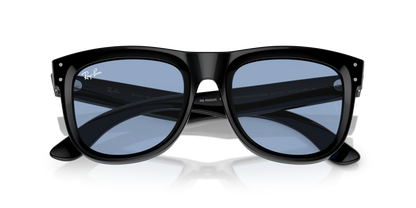 Ray-Ban Wayfarer Reverse Güneş Gözlüğü RBR0502S Black Light Blue 667772 53 Ekartman