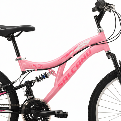 Salcano Helen 24 Jant Çift Amortisörlü Dağ Bisikleti 2026