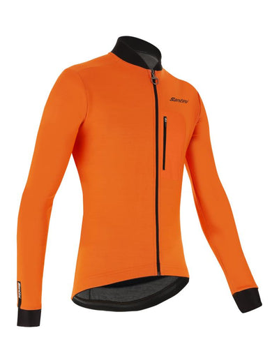 Santini ADAPT High Breathability Thermal Wool Detailed Cycling Jacket 1W51075ADAPT 