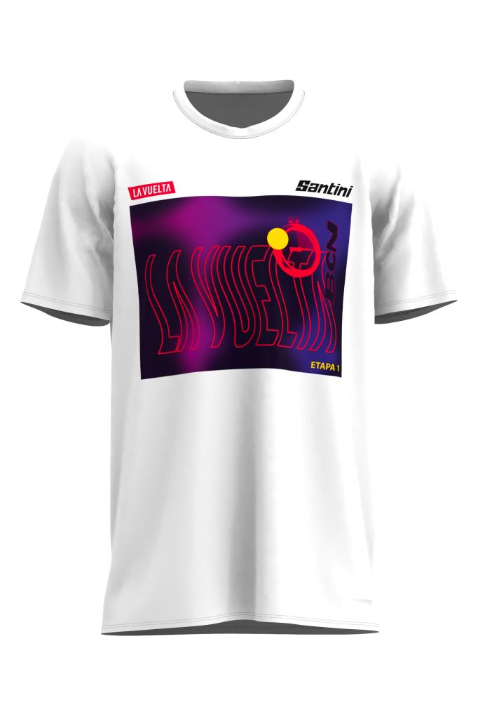 Santini BARCELONA La Vuelta Özel Seri Tişört RE499COTLV23BCN
