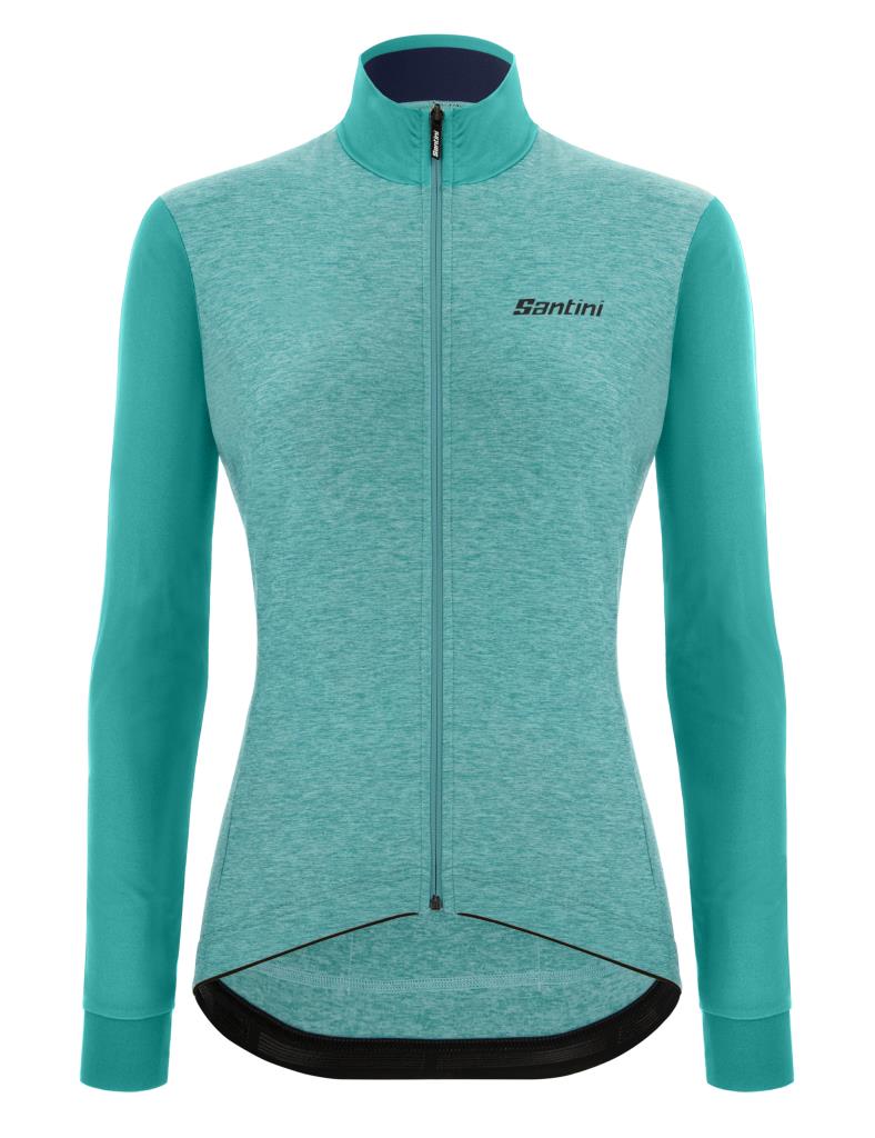 Santini Colore Puro Kışlık Termal Kadın Bisiklet Forması 2W216175RCOLORPUR0
