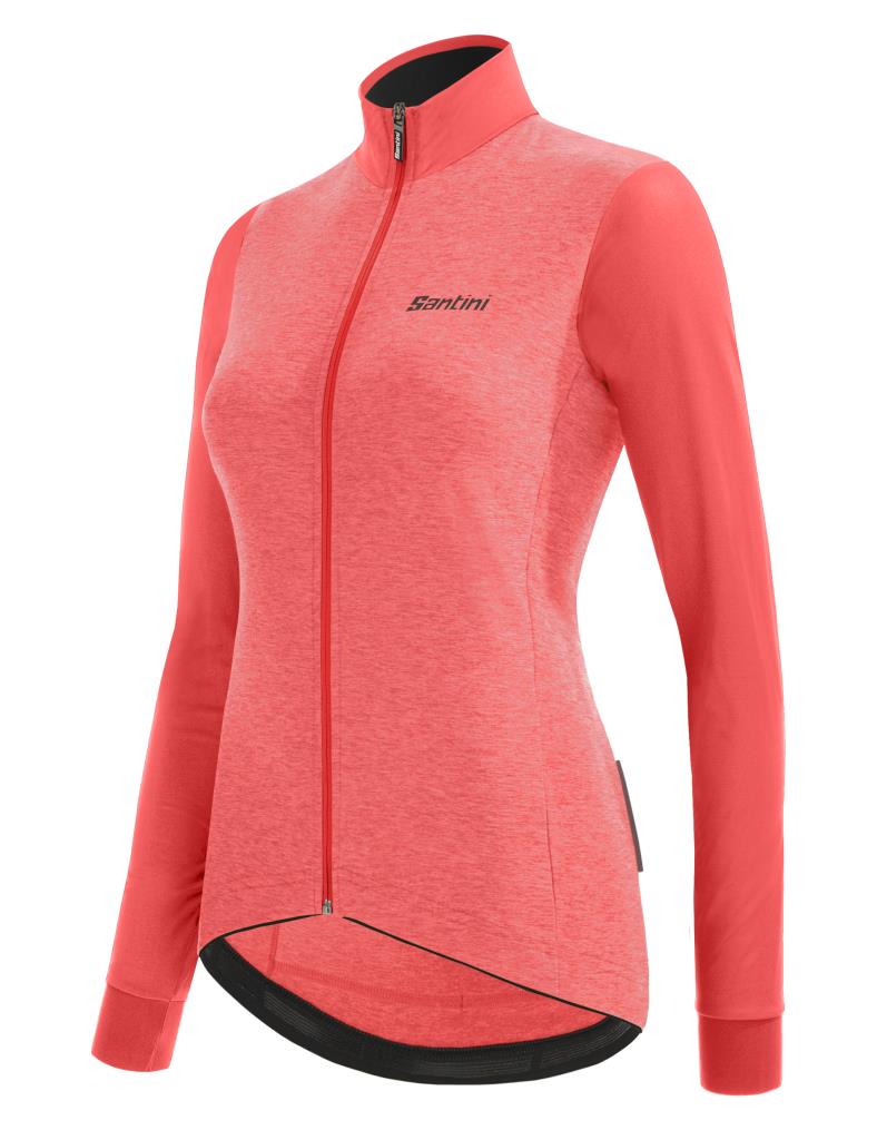 Santini Colore Puro Kışlık Termal Kadın Bisiklet Forması 2W216175RCOLORPUR0