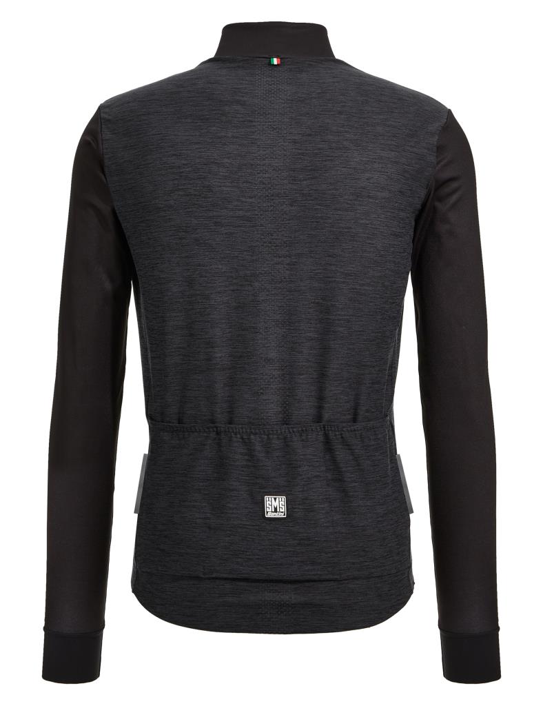 Santini Colore Puro Thermal Men's Winter Cycling Jersey 3W216075RCOLORPURO