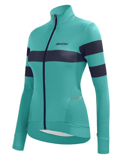 Santini Coral Bengal Kadın Termal Kışlık Bisiklet Forması 2W216175CORALBENG