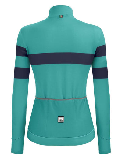 Santini Coral Bengal Kadın Termal Kışlık Bisiklet Forması 2W216175CORALBENG