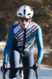 Santini Coral Raggio Women's Winter Cycling Jersey 1W216175CORALRAGG