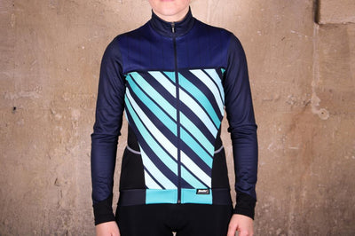 Santini Coral Raggio Women's Winter Cycling Jersey 1W216175CORALRAGG