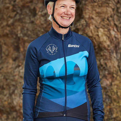 Santini Deep Winter Termal Erkek Kışlık Bisiklet Forması Richmond Cycles 9C216075DEEP