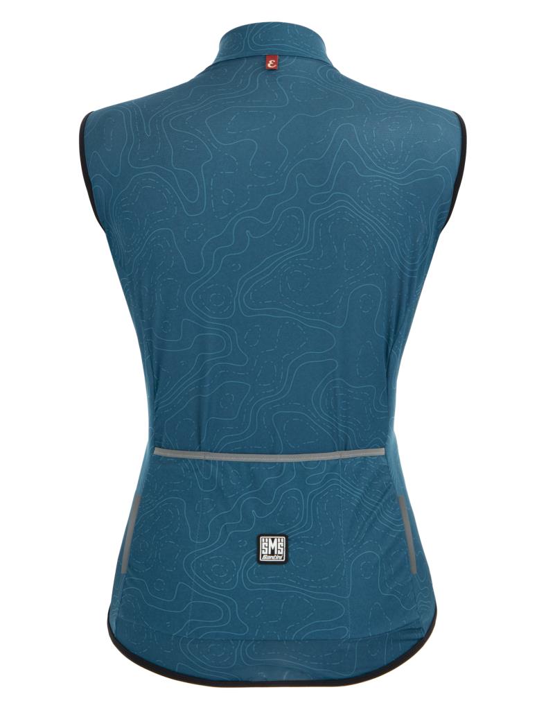 Santini EROICA NEBULA OPERA Women's Windbreaker Vest ER542L75NEBULOPER