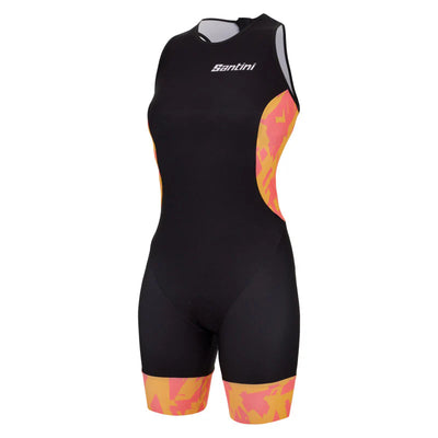 Santini FLOW Women's Sleeveless Trisuit Back Zipper 9C776GTRFLOW