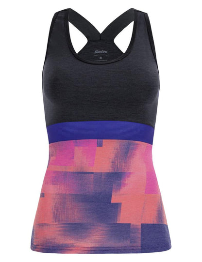 Santini FORZA Indoor Training Kadın Büyük Beden Spor Üst 2W63GLLFORZA