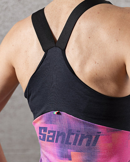 Santini FORZA Indoor Training Kadın Büyük Beden Spor Üst 2W63GLLFORZA