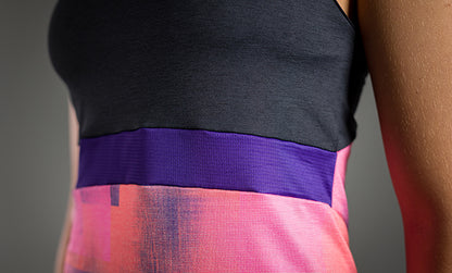 Santini FORZA Indoor Training Kadın Büyük Beden Spor Üst 2W63GLLFORZA