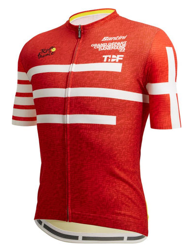 Santini Gran Depart Copenhagen Tour De France Special Edition Cycling Jersey RE94075CGDC2TDF