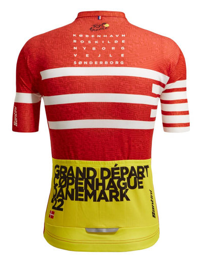 Santini Gran Depart Copenhagen Tour De France Special Edition Cycling Jersey RE94075CGDC2TDF