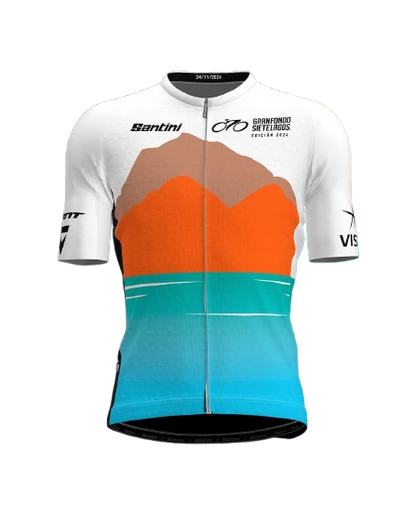 Santini GranFondo Siete Lagos Kısa Kollu Erkek Forma GF94875C7LAGO