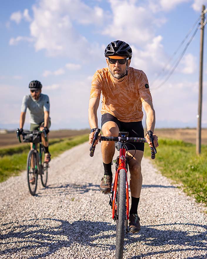 Santini GRAVEL DELTA OFFROAD TECH Men's Cycling T-Shirt 0M499GLLGRAVLDELT