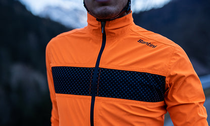 Santini GUARD MERCURIO TERMOWELDED Yağmurluk ve Rüzgarlık Bisiklet Ceketi 1W50775GUARDMERC