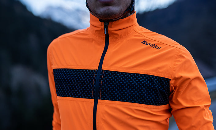 Santini GUARD MERCURIO TERMOWELDED Yağmurluk ve Rüzgarlık Bisiklet Ceketi 1W50775GUARDMERC