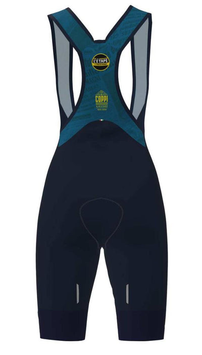 Santini Tour De France Coppi Alpe D'Huez Men's Cycling Tights with Suspenders RE1065GIL2EDT