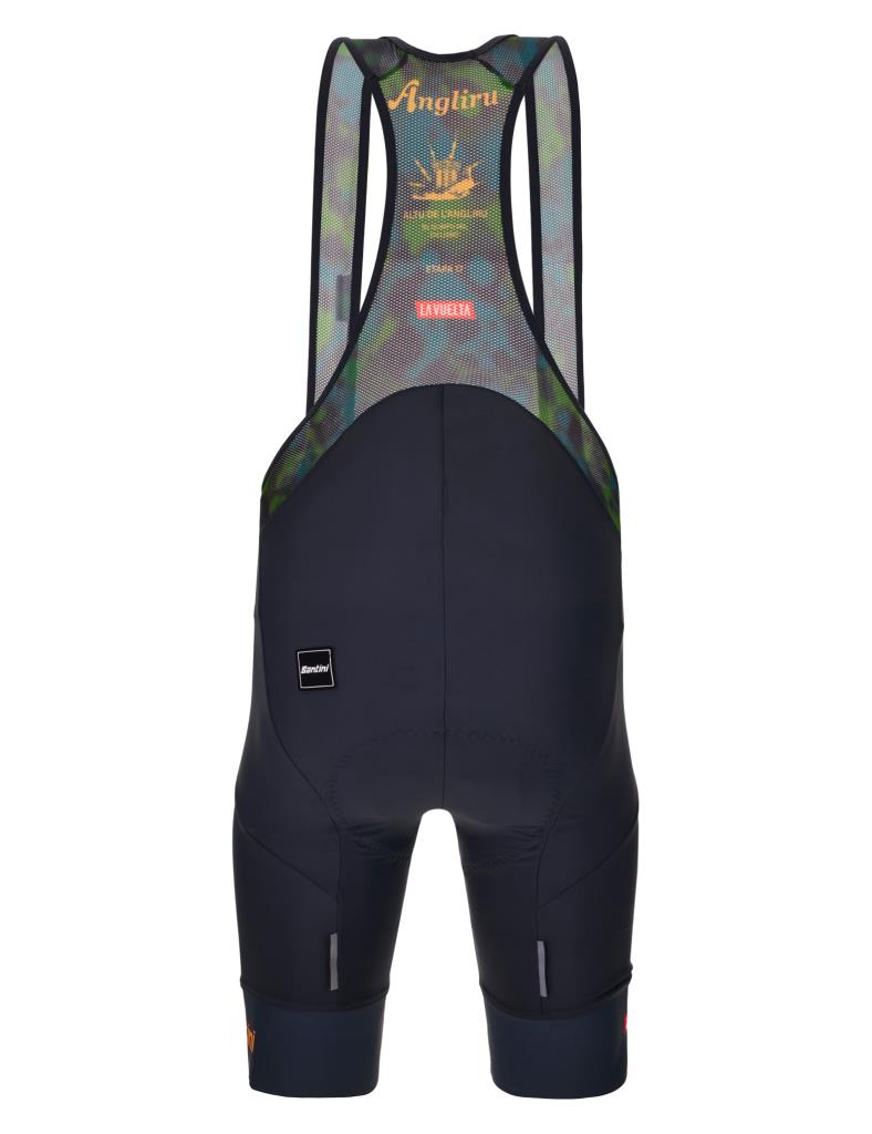 Santini La Vuelta Angliru Men's Cycling Tights with Suspenders RE1075FBLV23ANGL