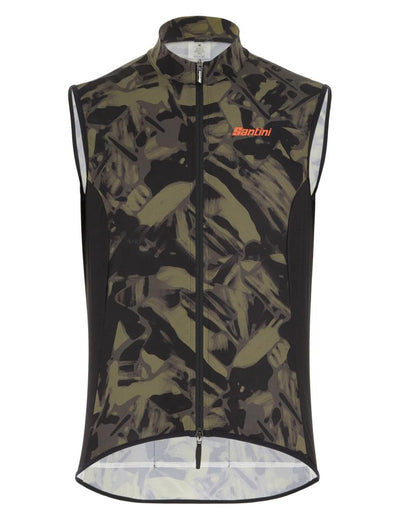 Santini Nebula Gravel Wind Vest Men's Windbreaker Vest 0M54275NEBULGRAV