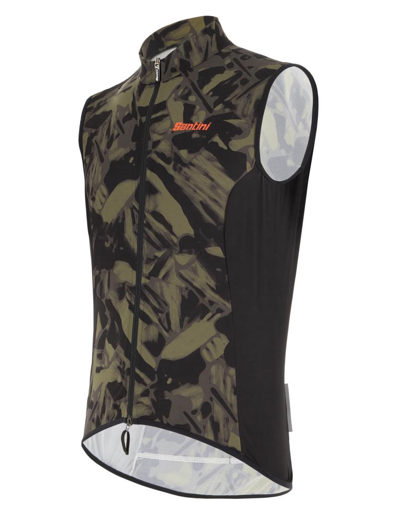 Santini Nebula Gravel Wind Vest Erkek Rüzgarlık Yelek 0M54275NEBULGRAV