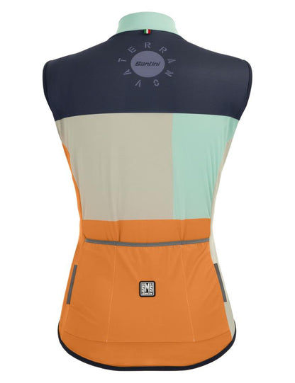 Santini Nebula Terranova Women's Windbreaker Vest 0M542L75TNOVA