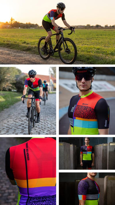 Мужская веломайка Santini Paris Roubaix Forger Des Heroes RE94075C22PRFDH
