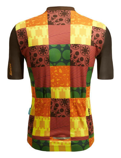 Santini Paris Tour Official Plus Size Cycling Jersey RE94075C22PTVIGN