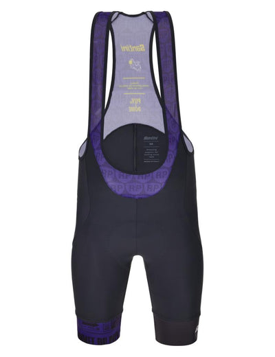 Велосипедные леггинсы унисекс Santini PUY DE DOME Tour De France Special Edition с подтяжками RE1075FBPDD3TDF