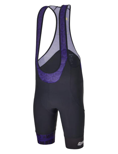 Велосипедные леггинсы унисекс Santini PUY DE DOME Tour De France Special Edition с подтяжками RE1075FBPDD3TDF
