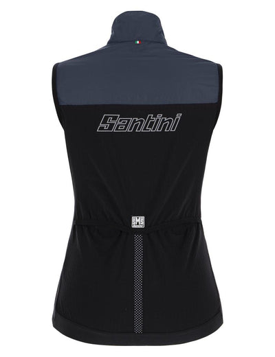 Santini Redux Stamina Wind Vest Kadın Su Geçirmez Rüzgarlık Yelek 1S545L75REDUXSTAM