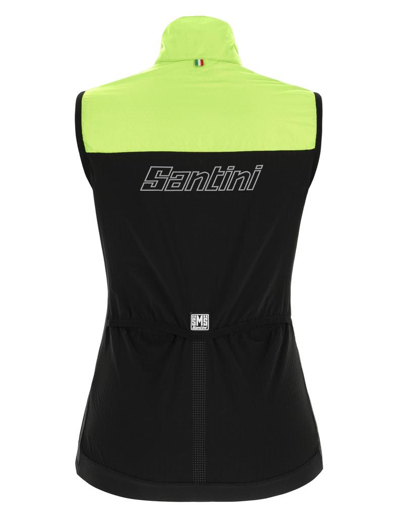 Santini Redux Stamina Wind Vest Kadın Su Geçirmez Rüzgarlık Yelek 1S545L75REDUXSTAM