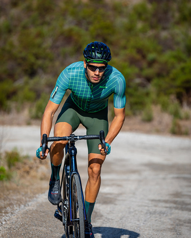 Santini Sleek Dynamo Men's Cycling Jersey 1S94475ESLKDINA