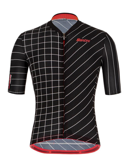 Santini Sleek Dynamo Men's Cycling Jersey 1S94475ESLKDINA