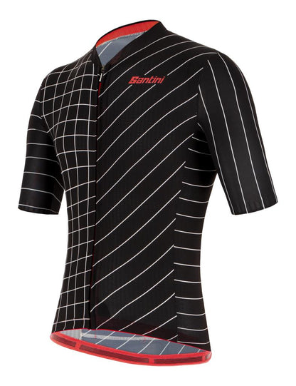 Santini Sleek Dynamo Men's Cycling Jersey 1S94475ESLKDINA