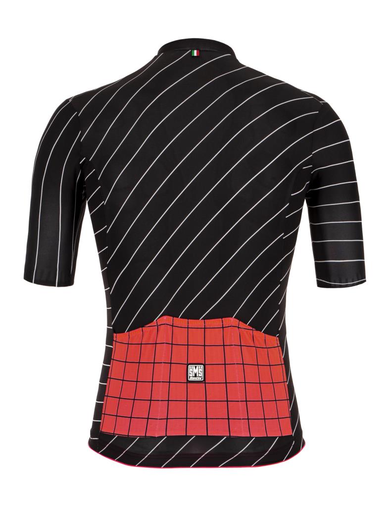 Santini Sleek Dynamo Men's Cycling Jersey 1S94475ESLKDINA