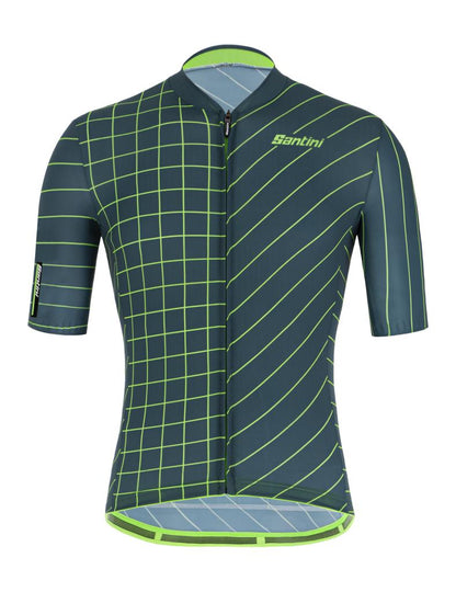 Santini Sleek Dynamo Men's Cycling Jersey 1S94475ESLKDINA