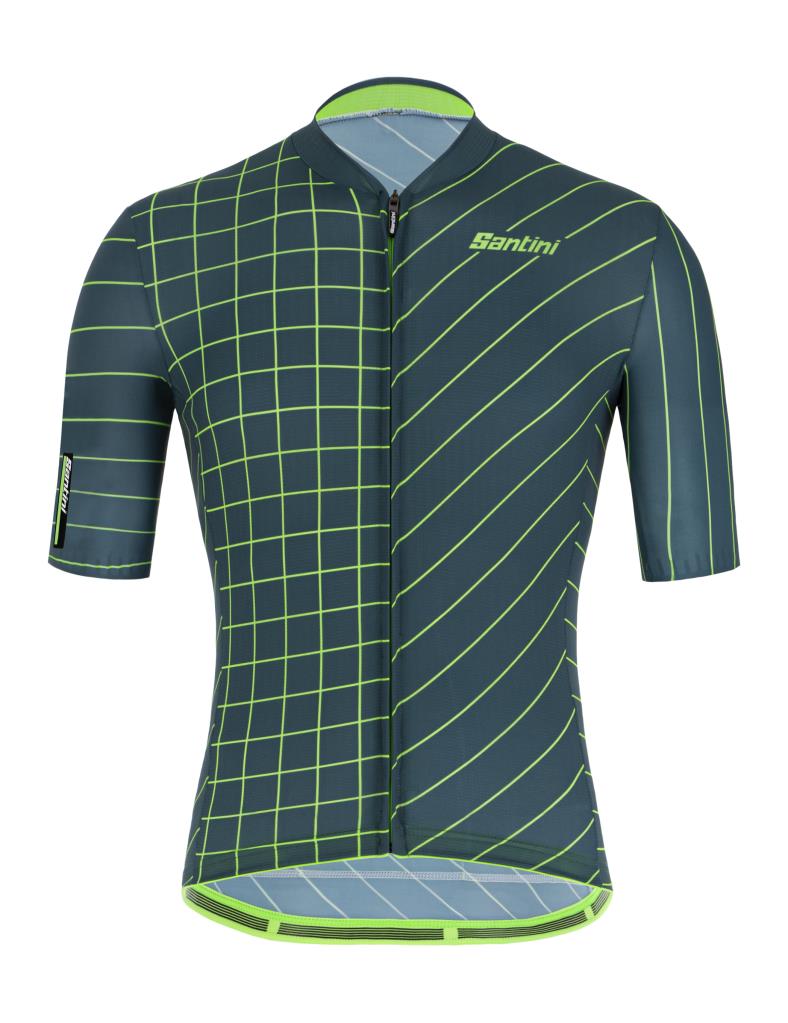 Santini Sleek Dynamo Men's Cycling Jersey 1S94475ESLKDINA