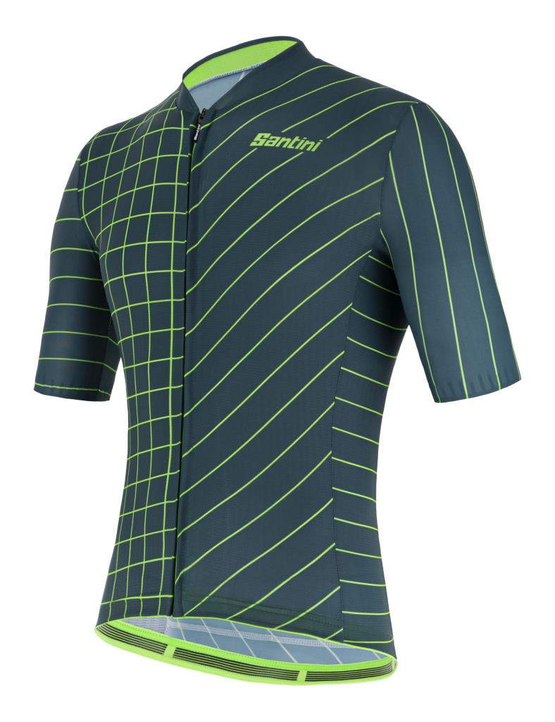Santini Sleek Dynamo Men's Cycling Jersey 1S94475ESLKDINA