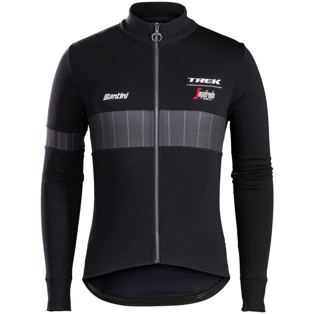 Santini Team Trek Segafredo Official Wool Heritage Erkek Kışlık Yün Bisiklet Forması Koleksiyonluk TC21507518TSICON