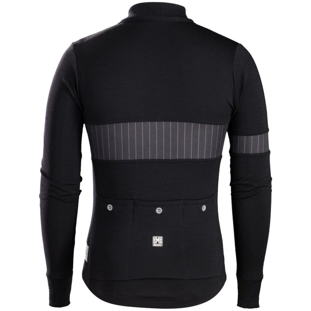 Santini Team Trek Segafredo Official Wool Heritage Erkek Kışlık Yün Bisiklet Forması Koleksiyonluk TC21507518TSICON