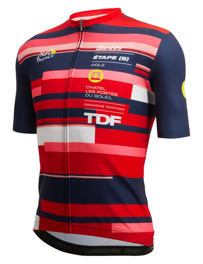 Santini Tour De France Aigle Cycling Jersey RE94075CAIGLE2TDF