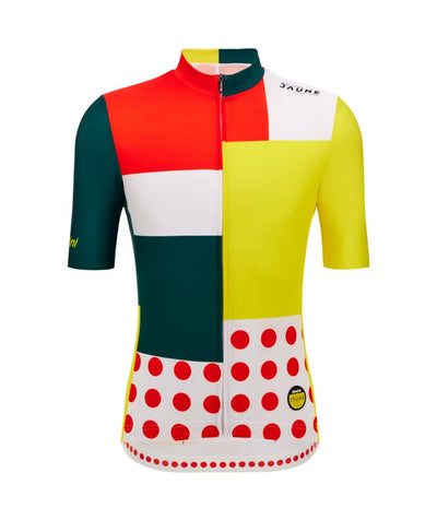 Santini Tour De France Iconic Seri COMBO Erkek Bisiklet Forması MJ94075CCOMBO