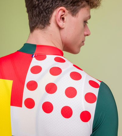 Santini Tour De France Iconic Seri COMBO Erkek Bisiklet Forması MJ94075CCOMBO