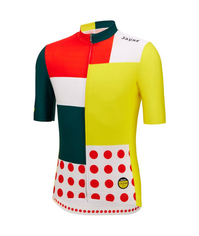 Santini Tour De France Iconic Seri COMBO Erkek Bisiklet Forması MJ94075CCOMBO
