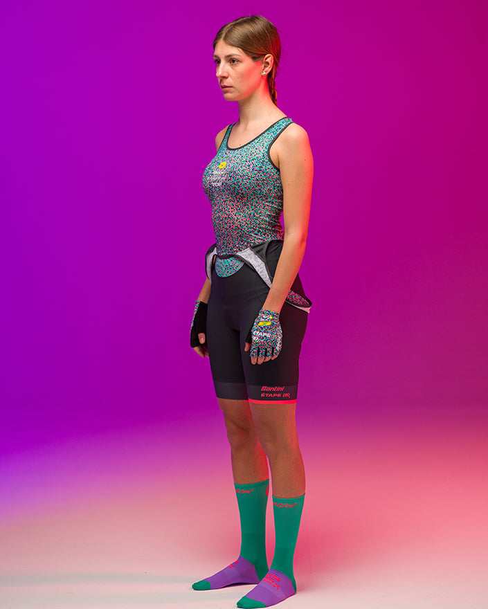 Santini Tour De France PLANCHE DES BELLES FILLES Special Edition Women's Cycling Tights RE1065GILFILLETDFF