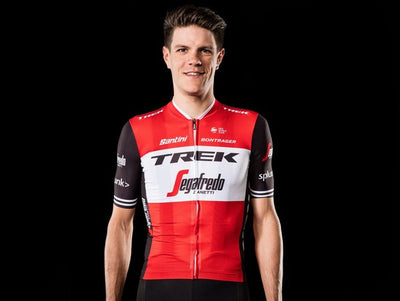 Santini Trek Segafredo Pro Team Jersey Tour De France Erkek Forma RE94475C19TS